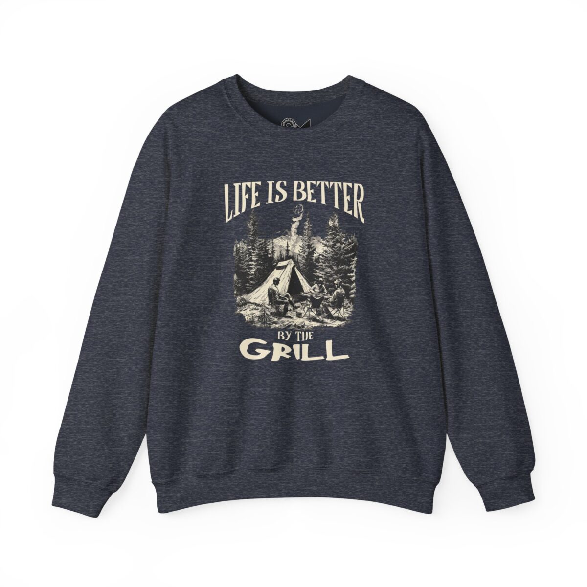 Life is better Unisex Heavy Blend™ Crewneck Sweatshirt - Image 25