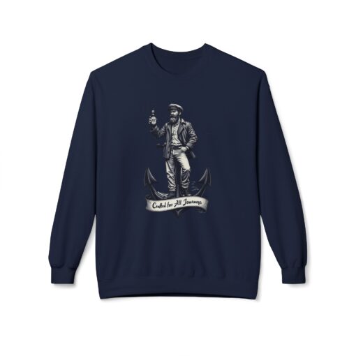 Crafted for all journeys Unisex Midweight Softstyle Fleece Crewneck Sweatshirt - Image 25