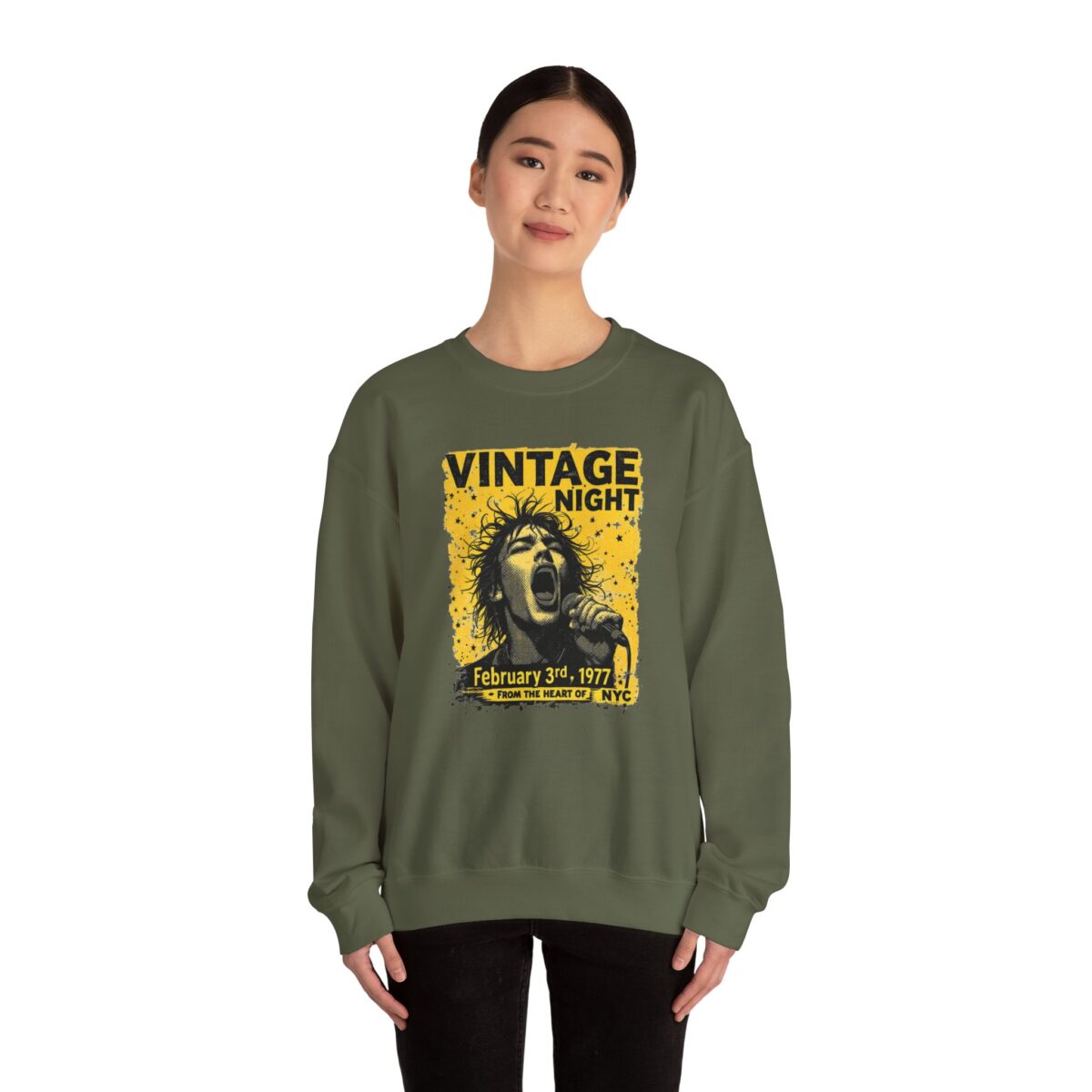 VINTAGE NIGHT Unisex Heavy Blend™ Crewneck Sweatshirt - Image 12