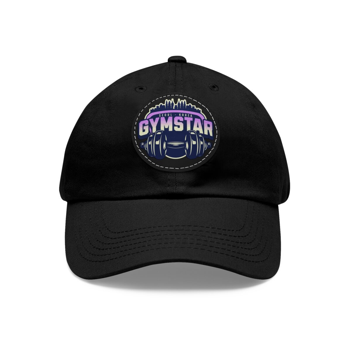 GYMSTAR Hat with Leather Patch (Round) - Image 5