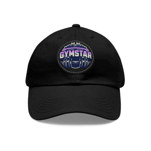 GYMSTAR Hat with Leather Patch (Round) - Image 5