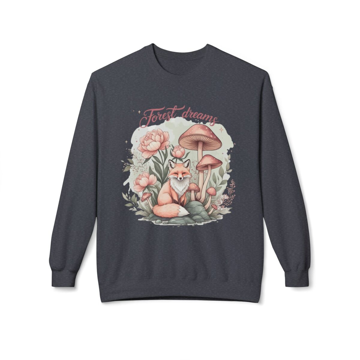 Forest dream Unisex Midweight Softstyle Fleece Crewneck Sweatshirt - Image 21