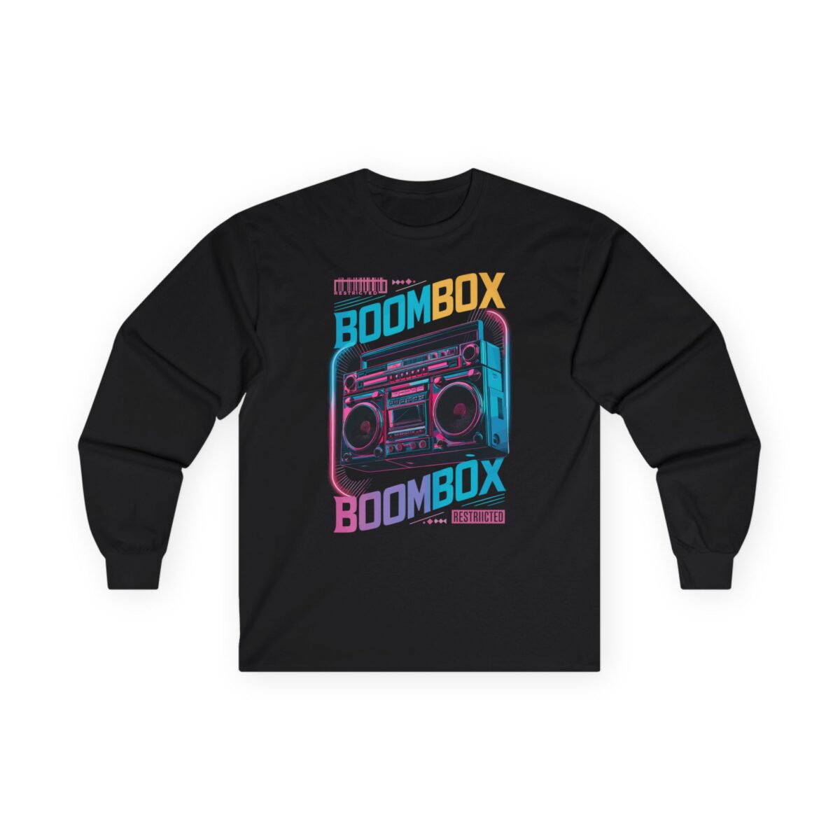 Boom box Unisex Ultra Cotton Long Sleeve Tee - Image 7