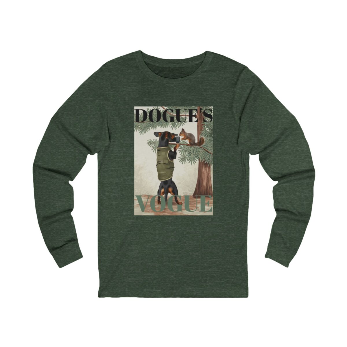 Dogue's Vogue Unisex Jersey Long Sleeve Tee - Image 7