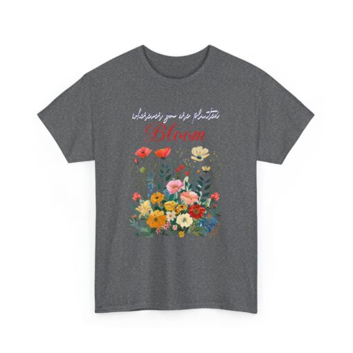 Bloom Unisex Heavy Cotton Tee - Image 27