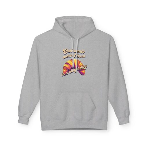 Croissants weren't born in a single day Unisex Midweight Softstyle Fleece Hoodie - Image 9