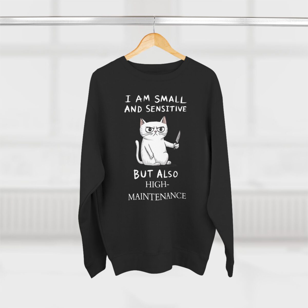 I'm high- maintenance Unisex Crewneck Sweatshirt - Image 12