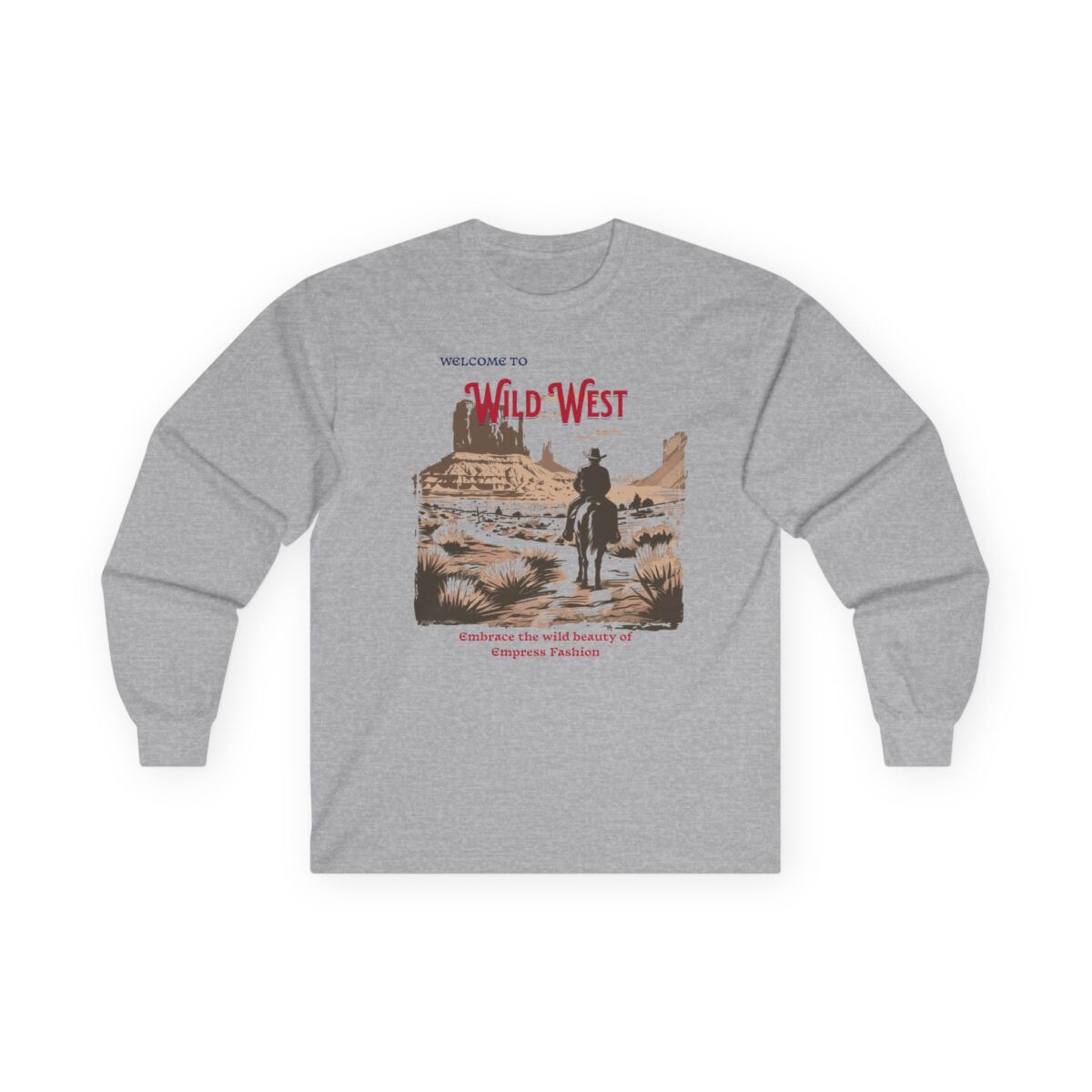 Wild West Unisex Ultra Cotton Long Sleeve Tee - Image 7