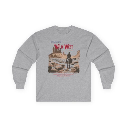 Wild West Unisex Ultra Cotton Long Sleeve Tee - Image 7