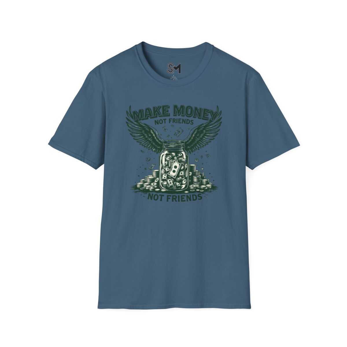 Make Money Unisex Softstyle T-Shirt - Image 29