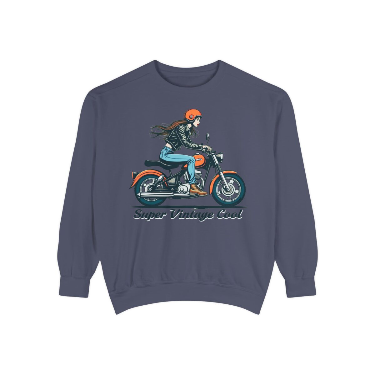 Super vintage cool Unisex Garment-Dyed Sweatshirt - Image 25
