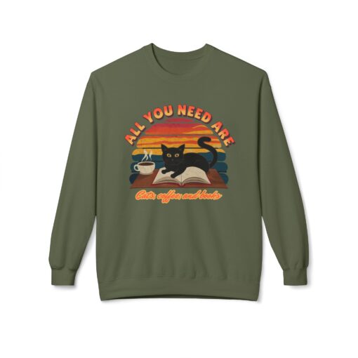 All you need are Unisex Midweight Softstyle Fleece Crewneck Sweatshirt - Image 17