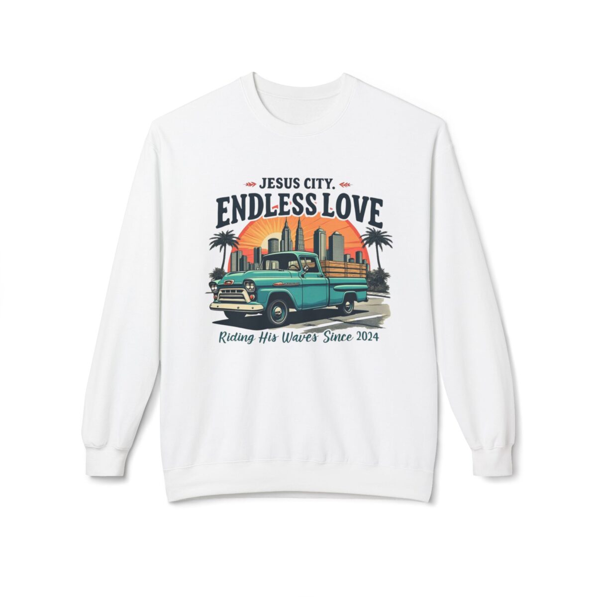 Endless love Unisex Midweight Softstyle Fleece Crewneck Sweatshirt