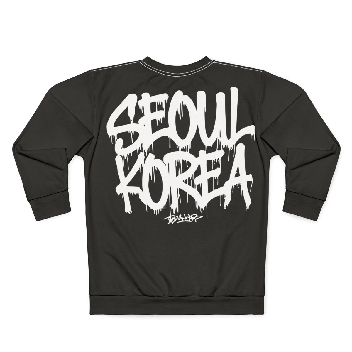 Seoul Korea Unisex Sweatshirt (AOP) - Image 2