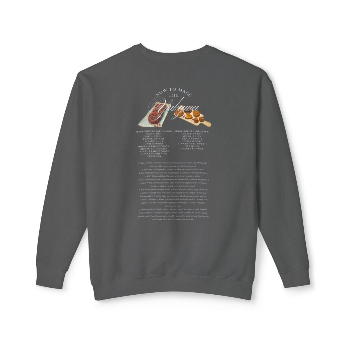 How to make Yakgwa Unisex Lightweight Crewneck Sweatshirt - Image 10