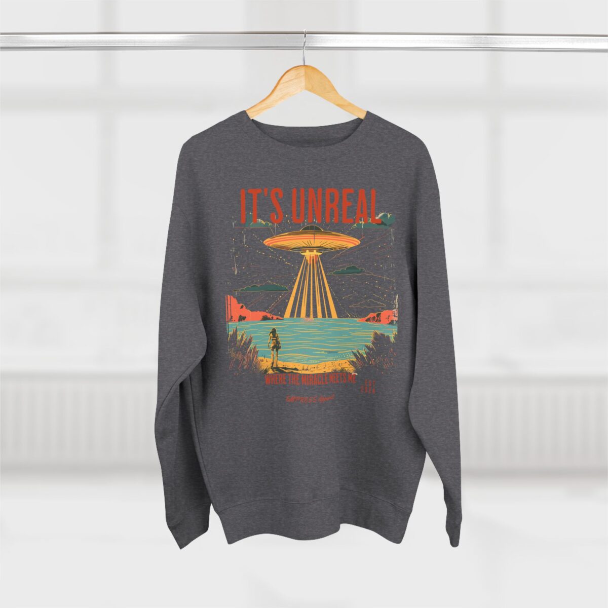 It's Unreal Unisex Crewneck Sweatshirt - Image 4