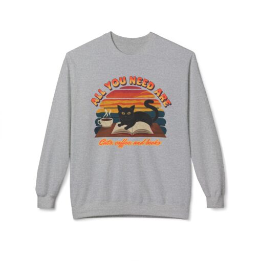 All you need are Unisex Midweight Softstyle Fleece Crewneck Sweatshirt - Image 13