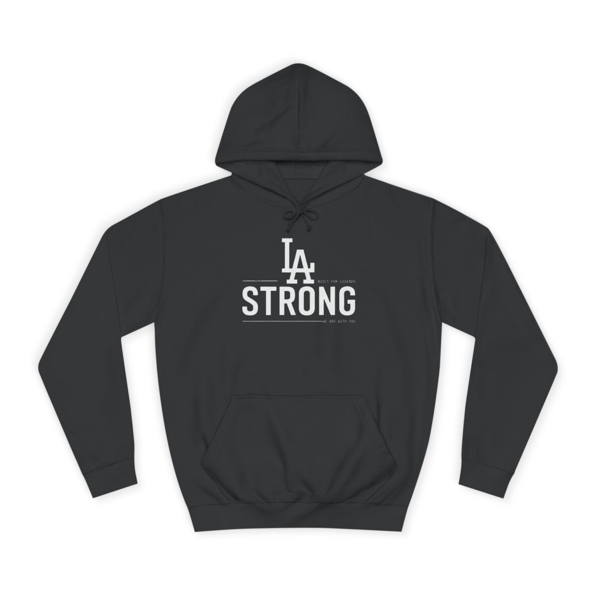 LA STRONG Unisex College Hoodie - Image 5