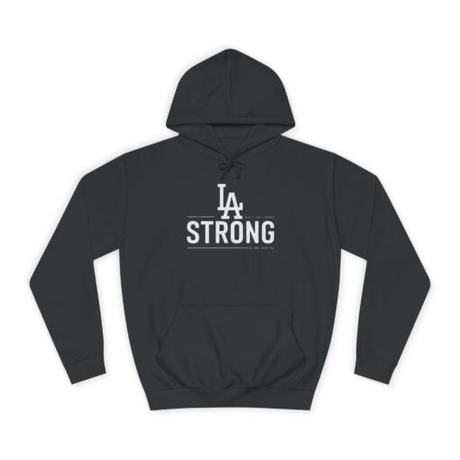 LA STRONG Unisex College Hoodie - Image 5