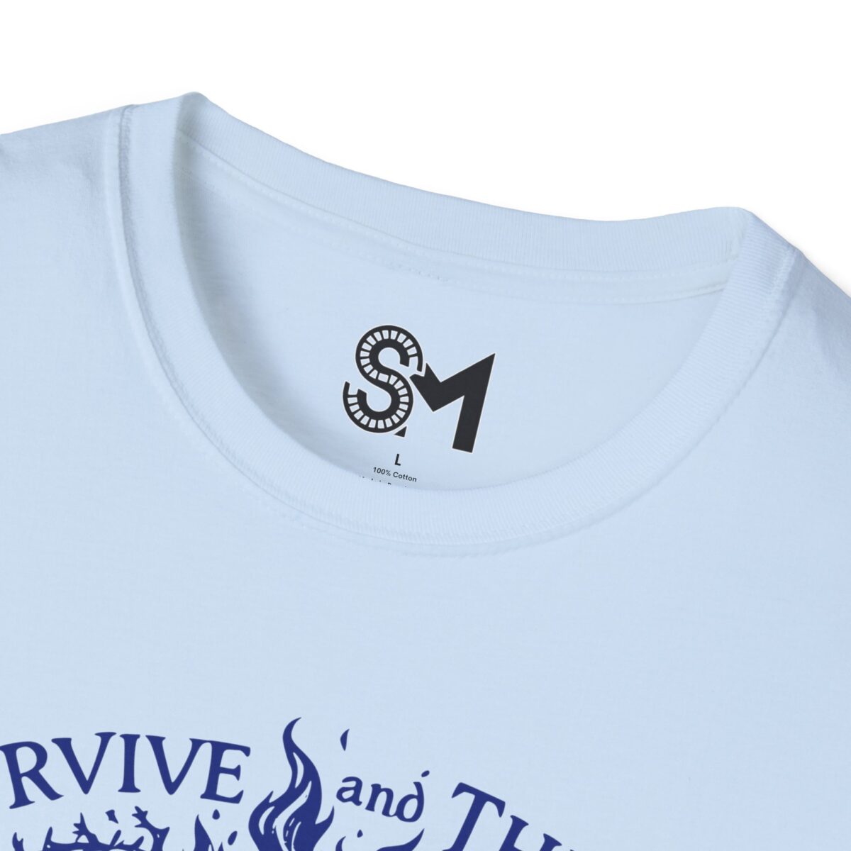 Strength in Scars Unisex Softstyle T-Shirt - Image 23