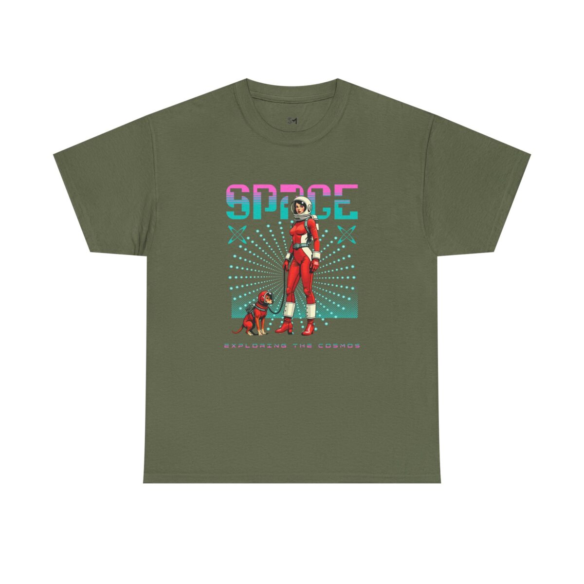 Space Unisex Heavy Cotton Tee - Image 5