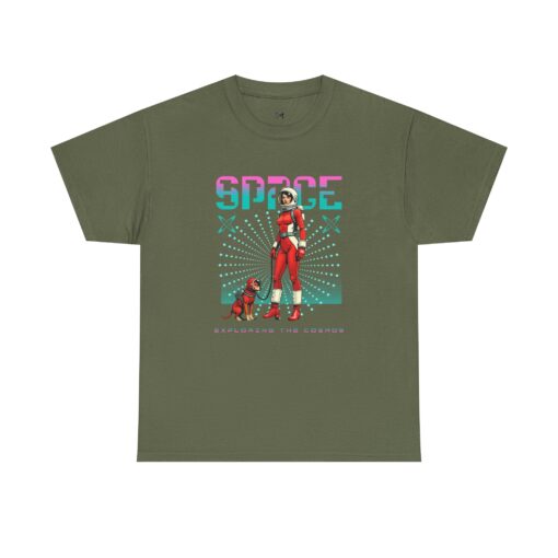 Space Unisex Heavy Cotton Tee - Image 5