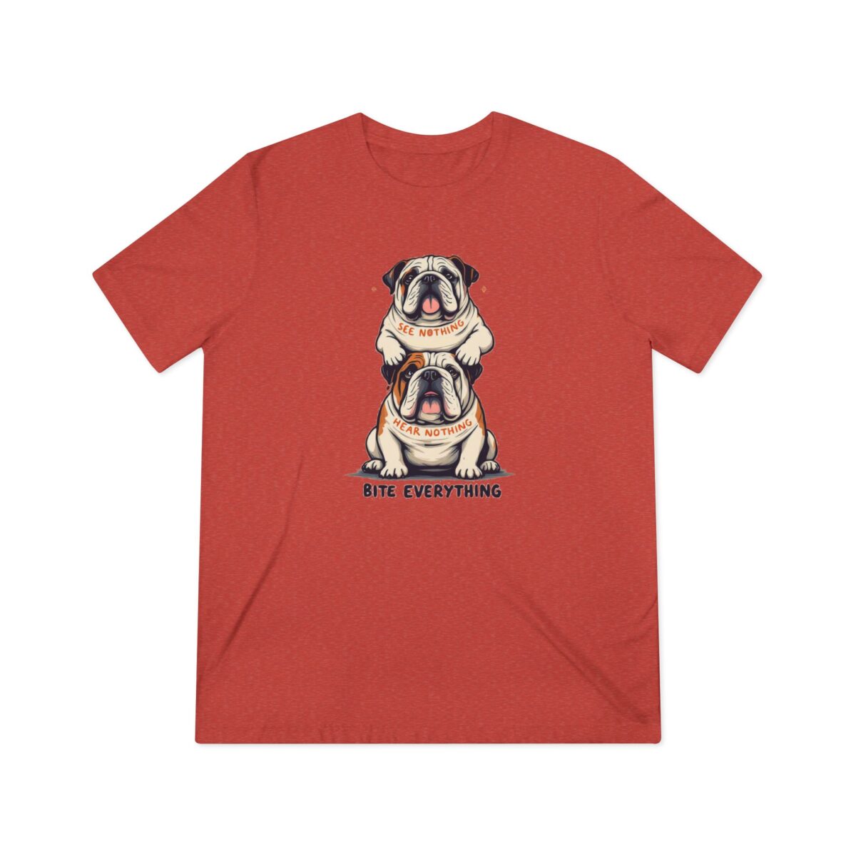 BITE EVERYTHING Unisex Triblend Tee - Image 5