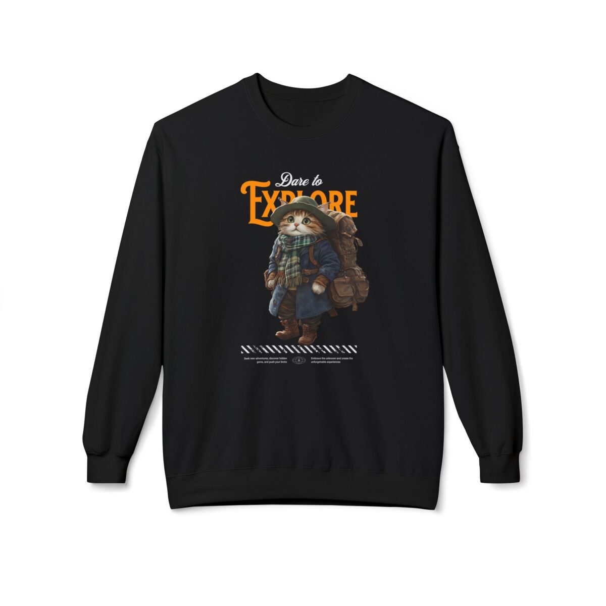 Dare to explore Unisex Midweight Softstyle Fleece Crewneck Sweatshirt - Image 5