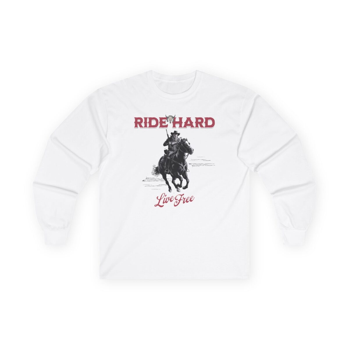Ride hard Unisex Ultra Cotton Long Sleeve Tee