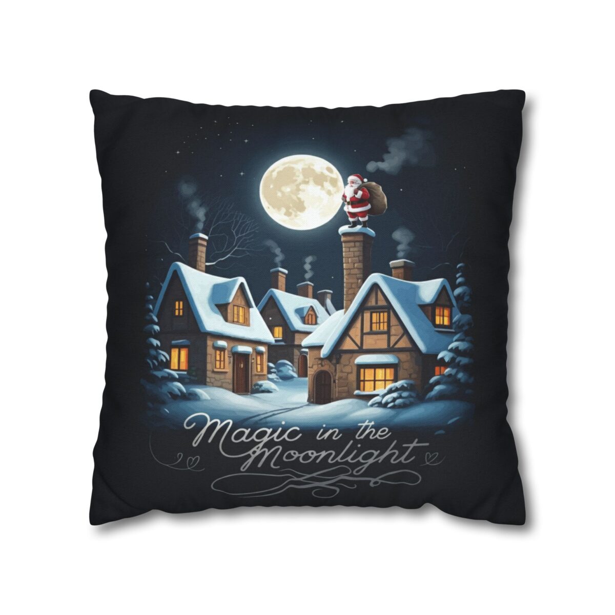 Magic in the moonlight Spun Polyester Square Pillowcase - Image 9