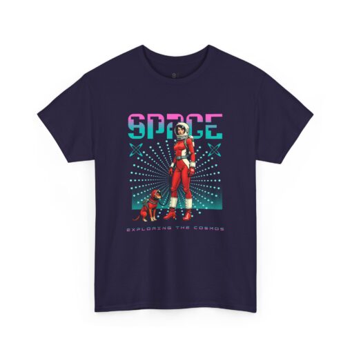 Space Unisex Heavy Cotton Tee - Image 19