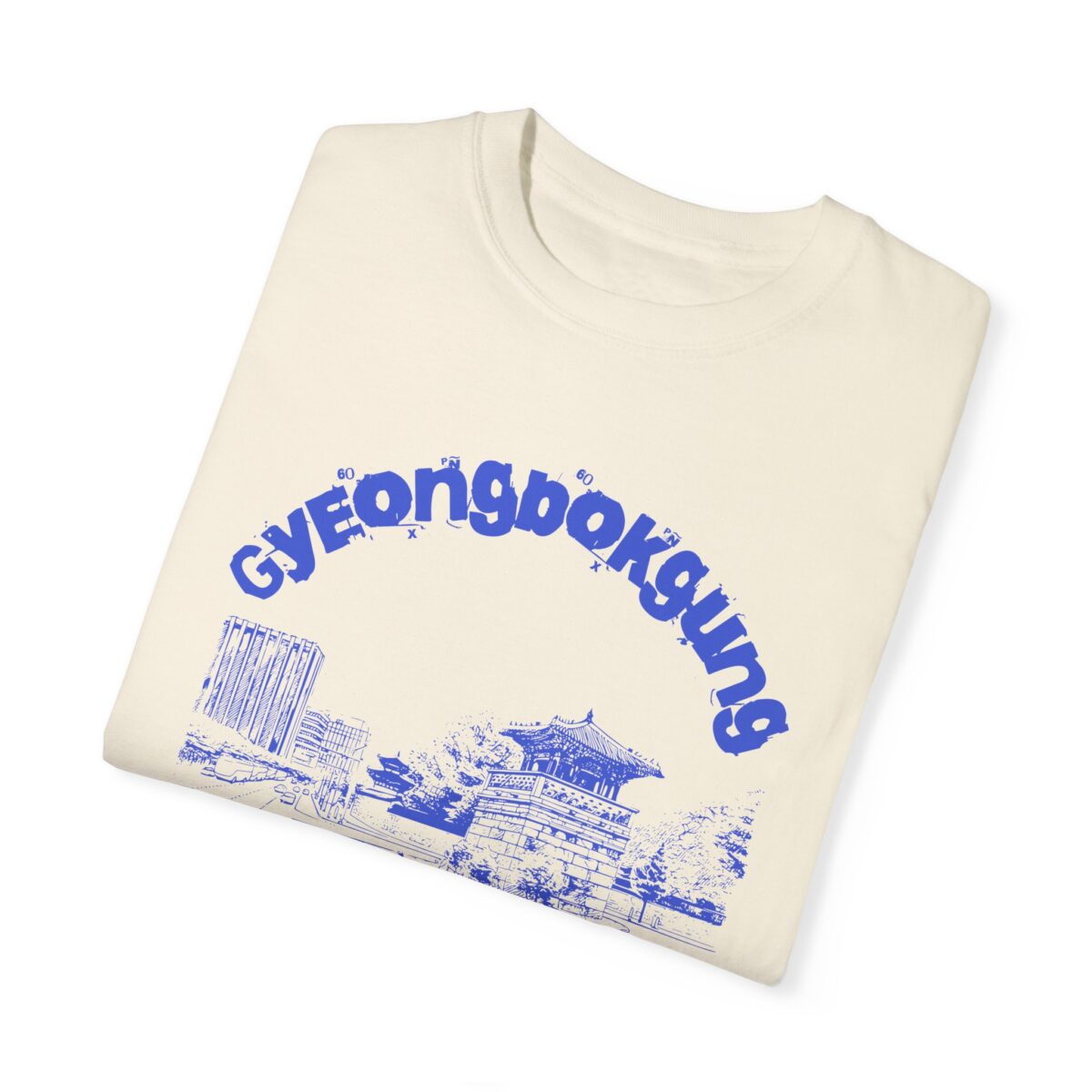 Gyeongbokgung Street Unisex Garment-Dyed T-shirt - Image 7