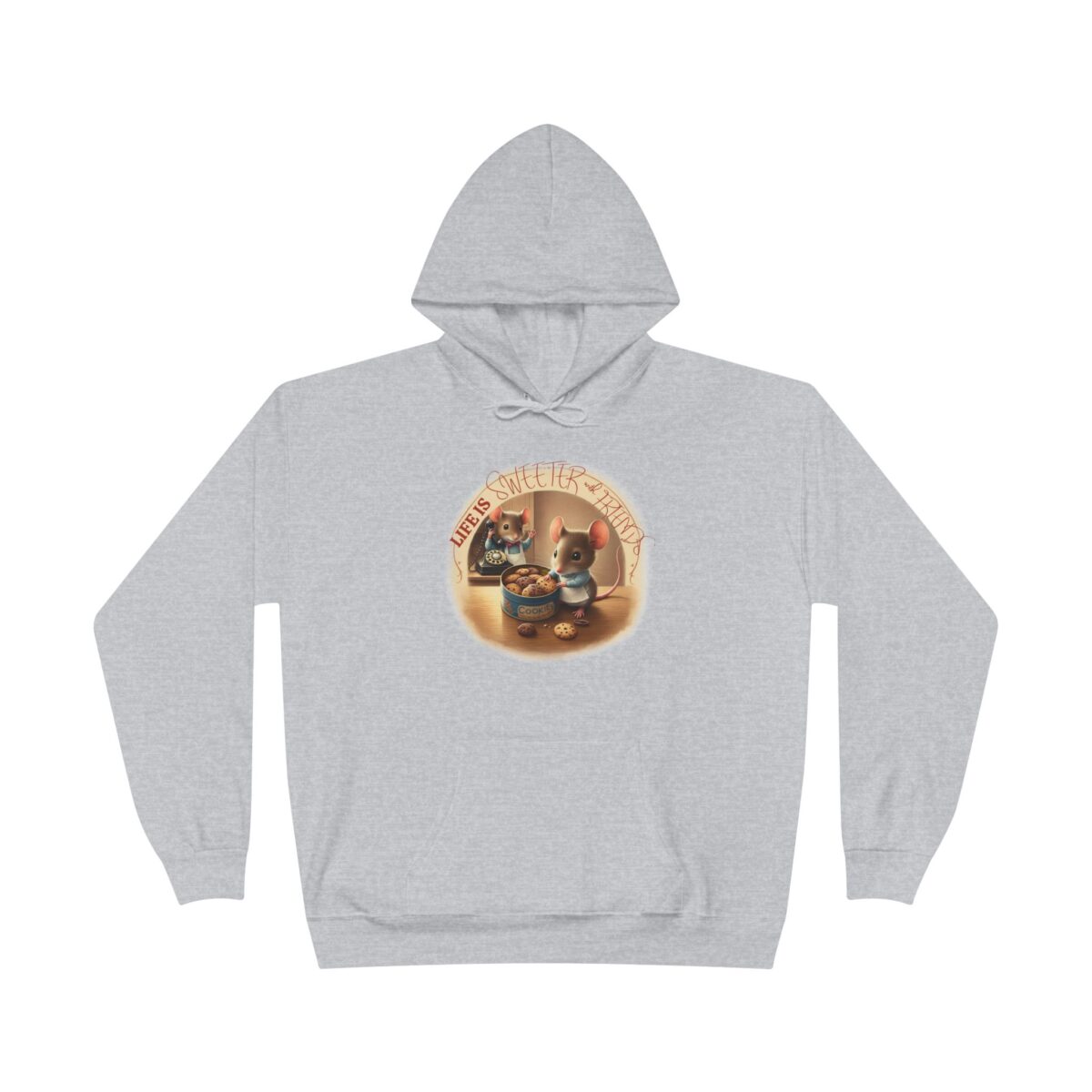 Life is sweeter with friends Unisex EcoSmart® Pullover Hoodie Sweatshirt