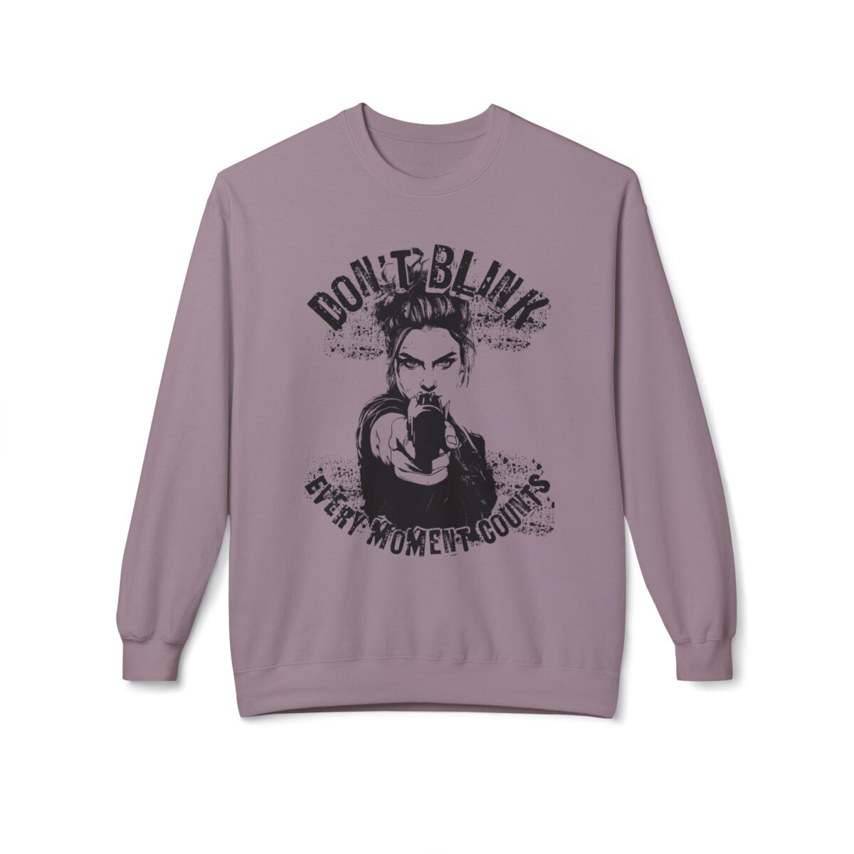 Don't Blink Unisex Midweight Softstyle Fleece Crewneck Sweatshirt - Image 13
