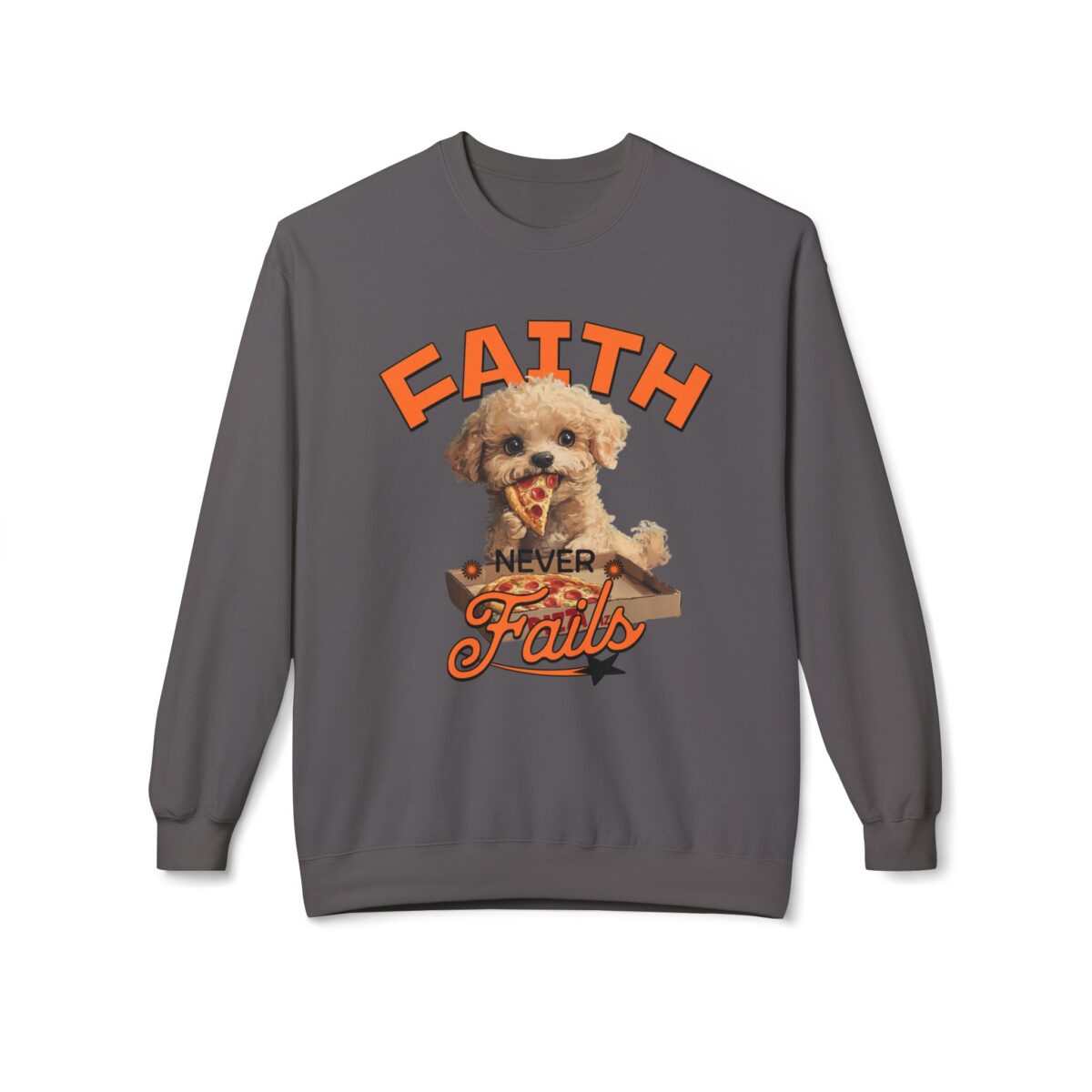 Faith never fails Unisex Midweight Softstyle Fleece Crewneck Sweatshirt - Image 37