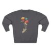 Astronaut and balloon at a Time Unisex Crewneck Sweatshirt
