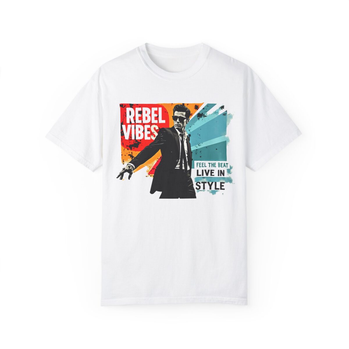 Rebel Vibes Unisex Garment-Dyed T-shirt - Live in Style
