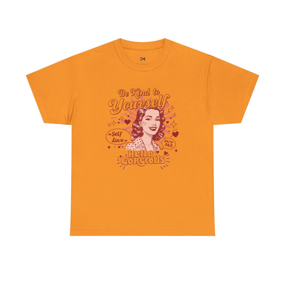Be Kind to Yourself Unisex Heavy Cotton Tee - Image 13