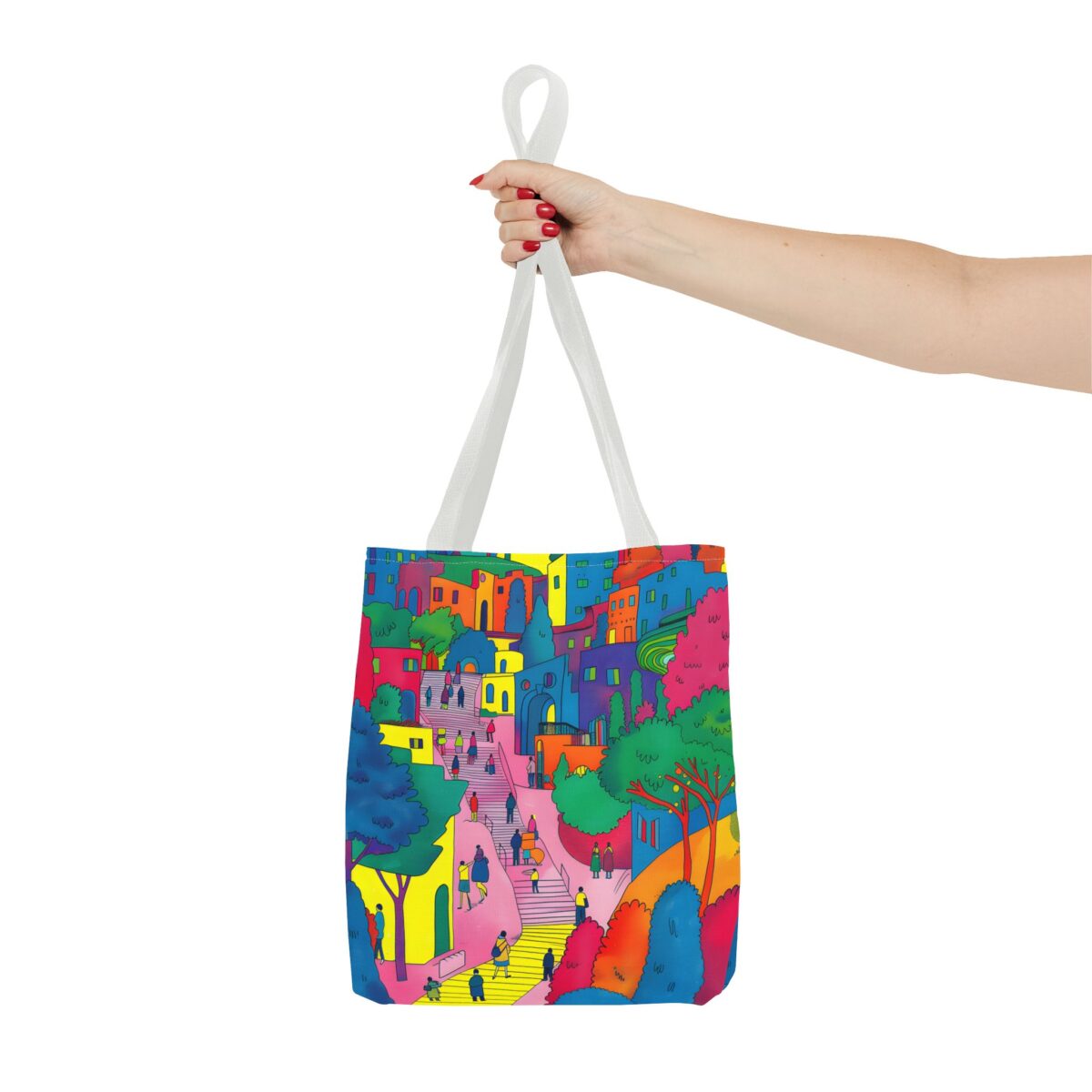 The hillside village in Korea Tote Bag (AOP) - Image 28