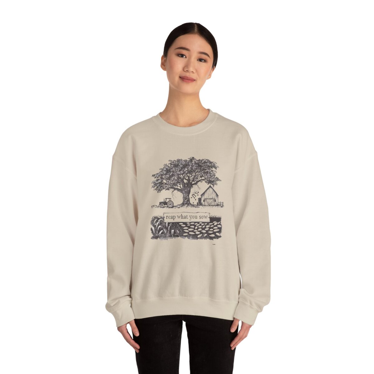Reap what you sow Unisex Heavy Blend™ Crewneck Sweatshirt - Image 4