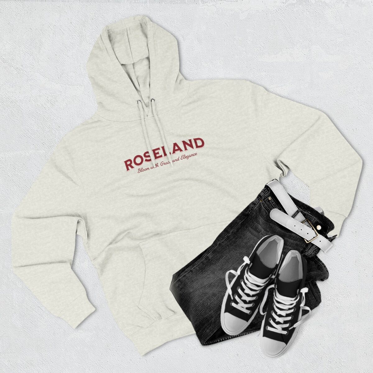 Roseland Three-Panel Fleece Hoodie - Image 19