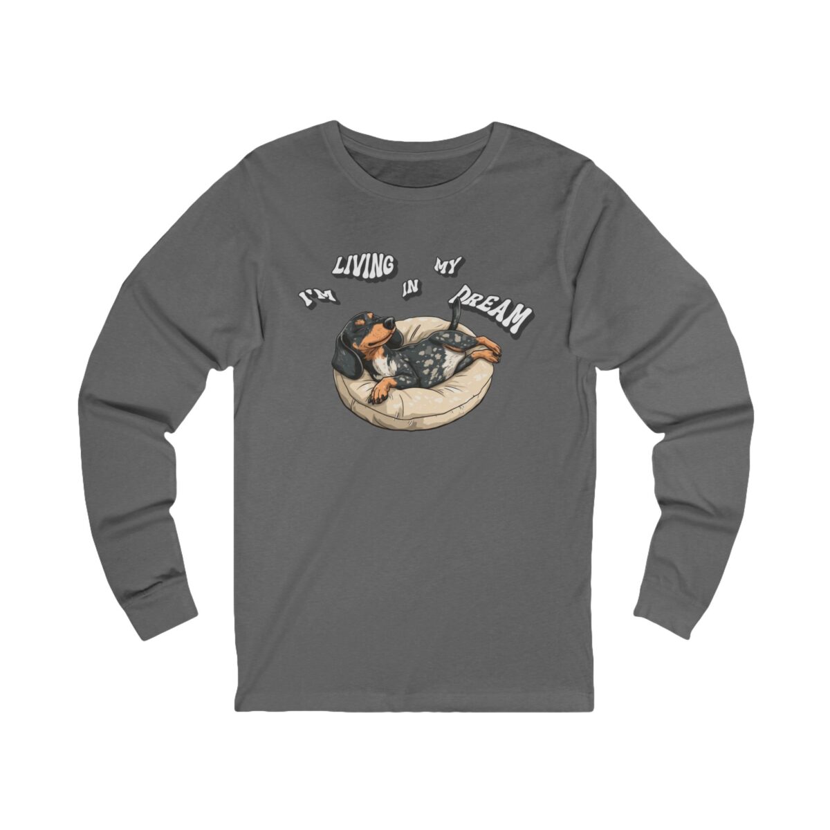 Living in my dream Unisex Jersey Long Sleeve Tee - Image 3
