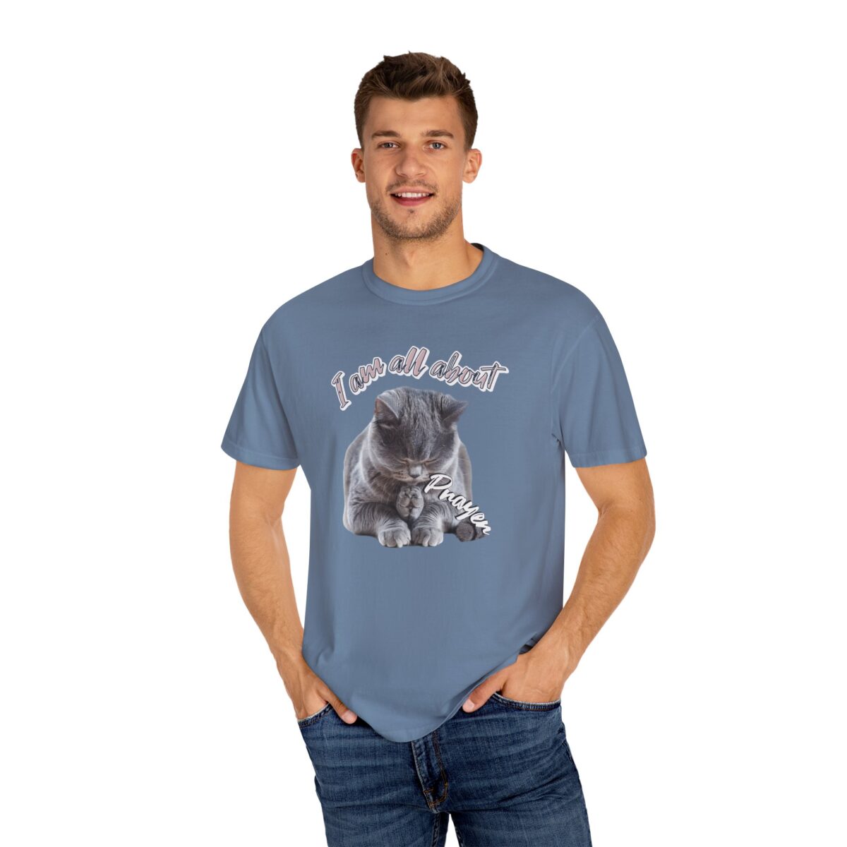 I'm all about prayer Unisex Garment-Dyed T-shirt - Image 12