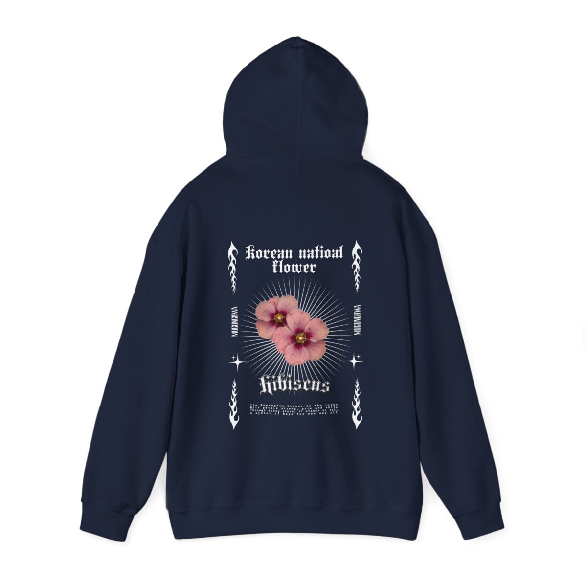 korean national flower Unisex Heavy Blend™ Hooded Sweatshirt - Image 11