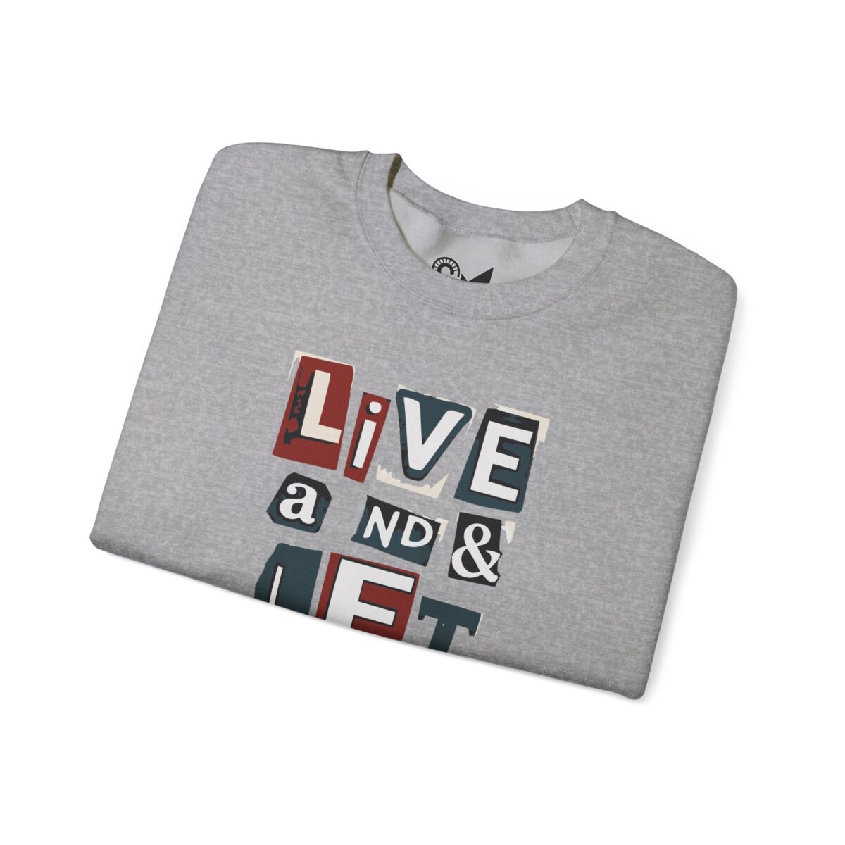 Live and let go Unisex Heavy Blend™ Crewneck Sweatshirt - Image 15
