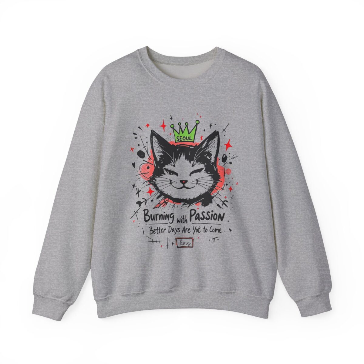 Better days are yet to come Unisex Heavy Blend™ Crewneck Sweatshirt - Image 13
