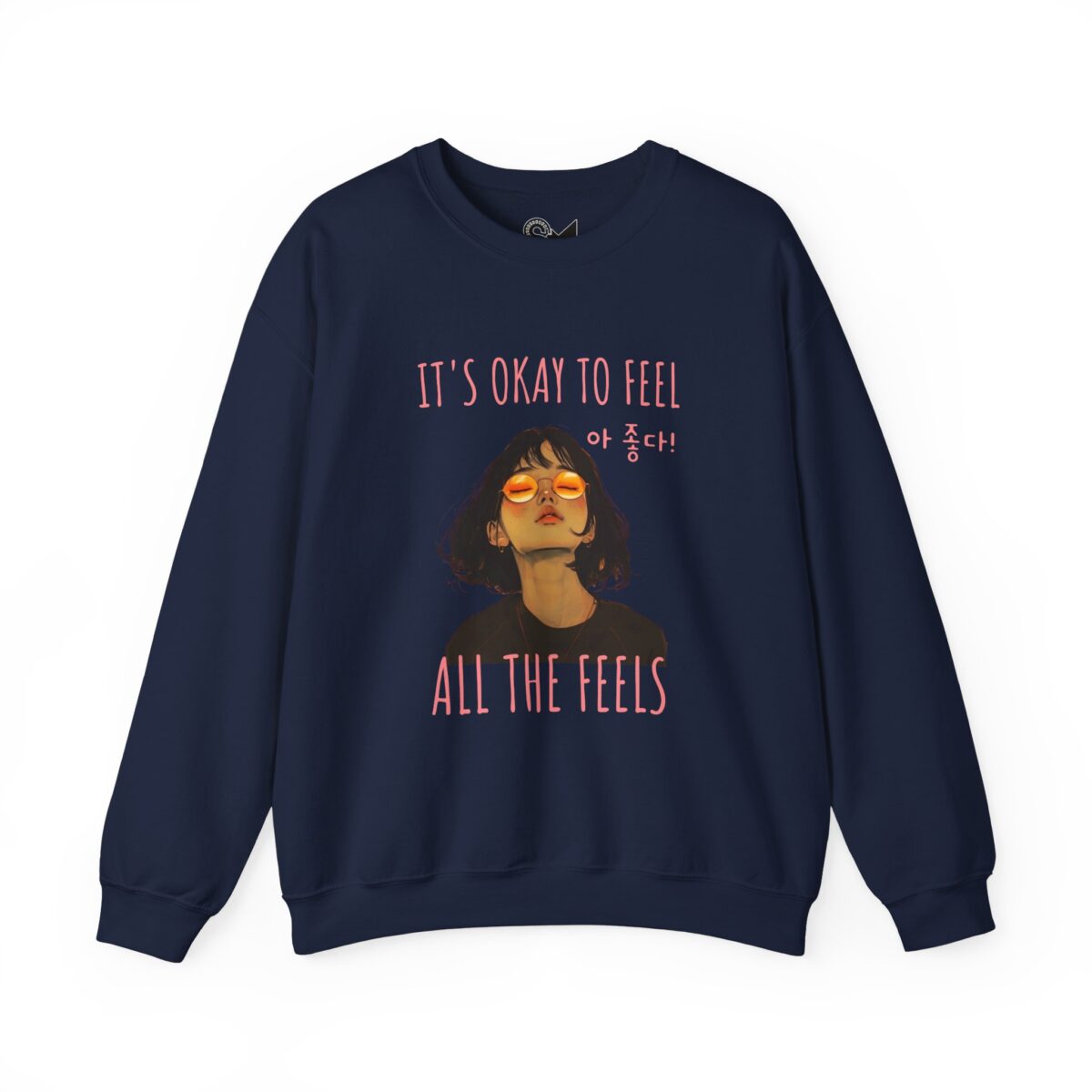 It's OK to feel Unisex Heavy Blend™ Crewneck Sweatshirt - Image 13