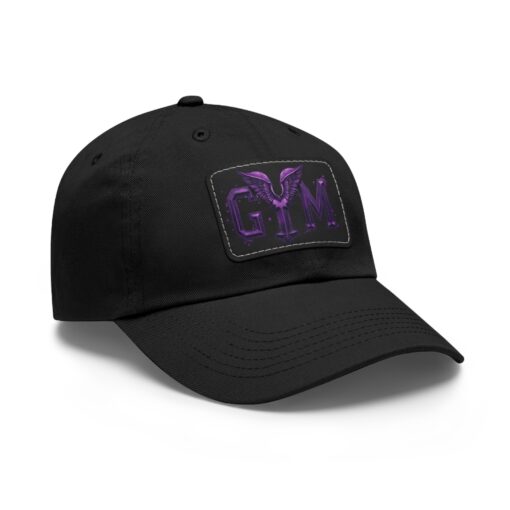 GYM Hat with Leather Patch (Rectangle) - Image 2