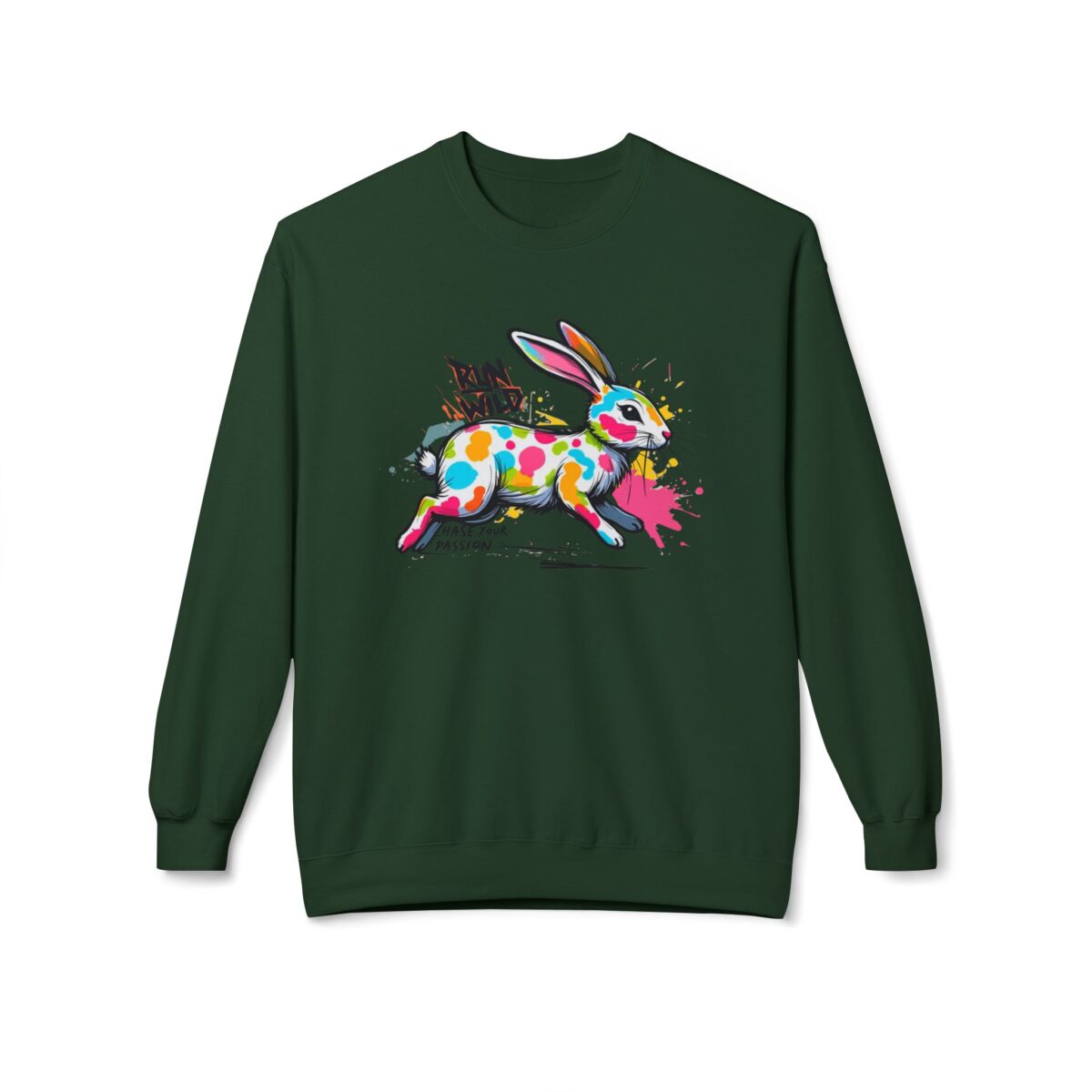 Run wild Unisex Midweight Softstyle Fleece Crewneck Sweatshirt