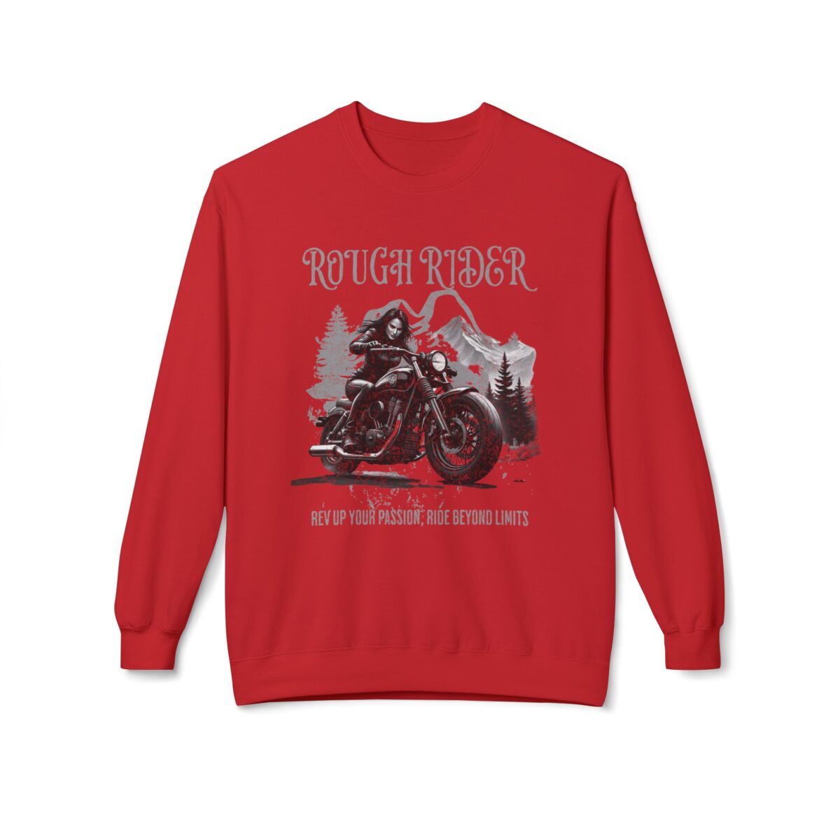 Rough rider Unisex Midweight Softstyle Fleece Crewneck Sweatshirt - Image 25